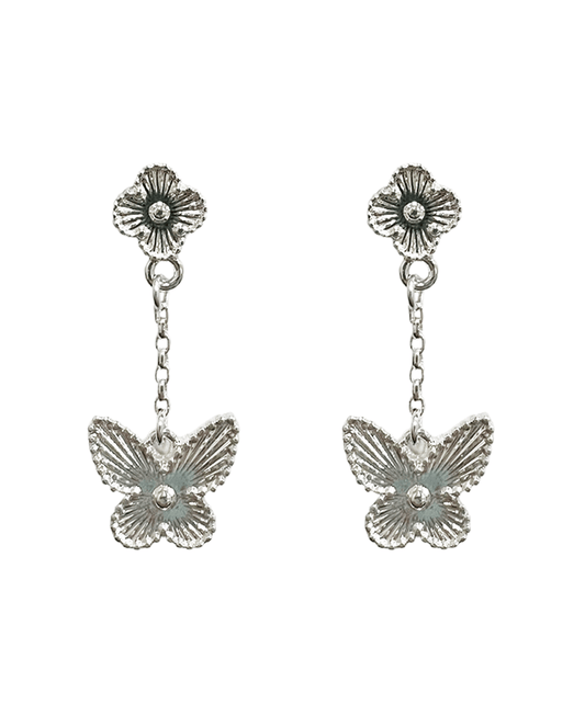 Butterfly Shape Drop Post Earring