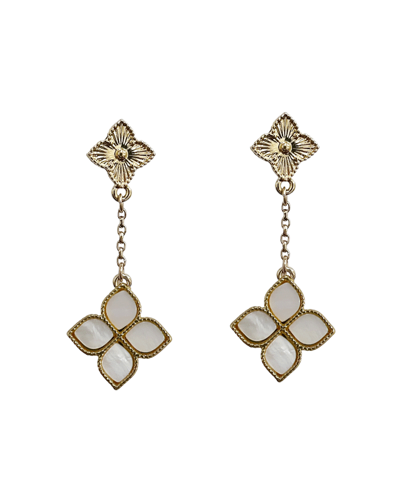 Clover Drop Post Earring