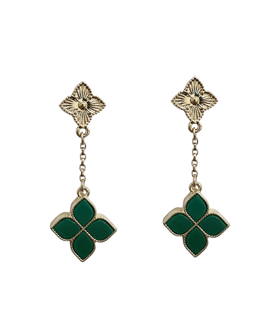 Clover Drop Post Earring