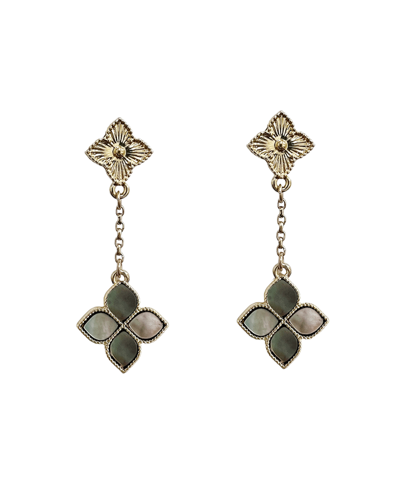 Clover Drop Post Earring