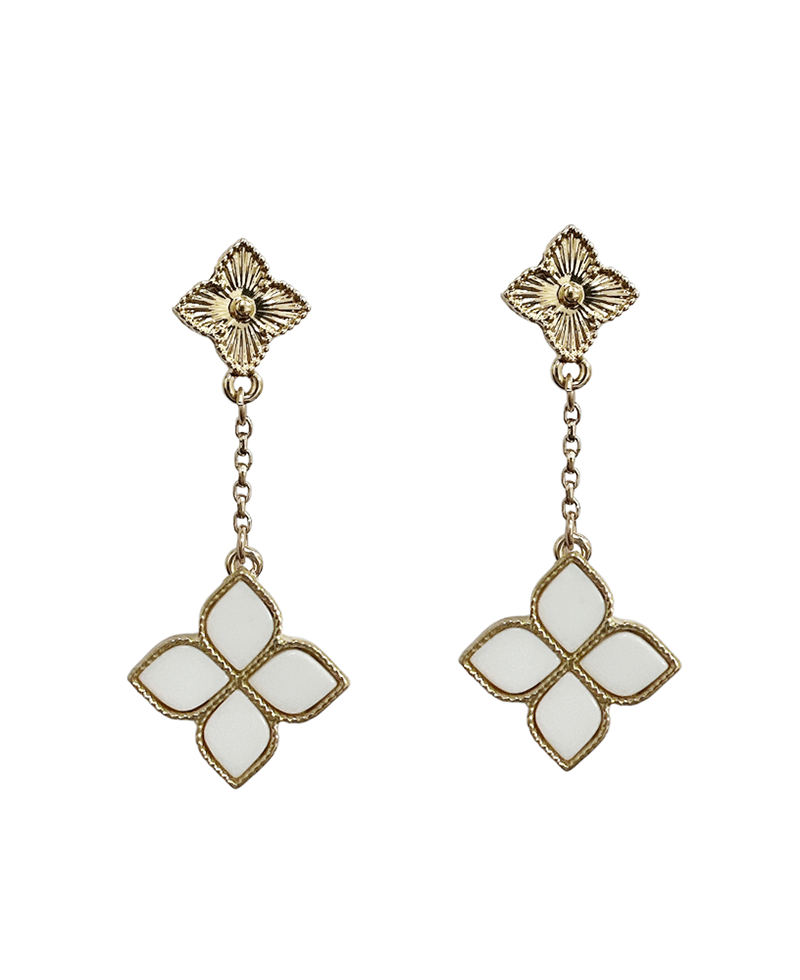 Clover Drop Post Earring