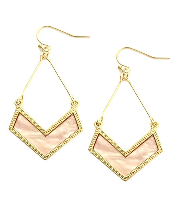 V Shape Metal Earring