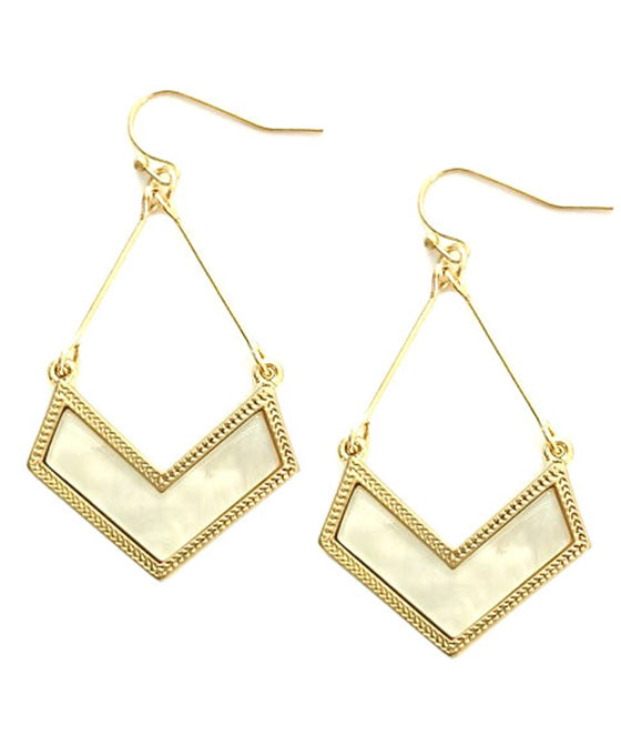 V Shape Metal Earring