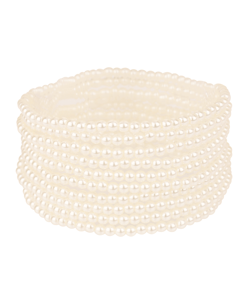 Pearl Multi Stackable Elastic Bracelet