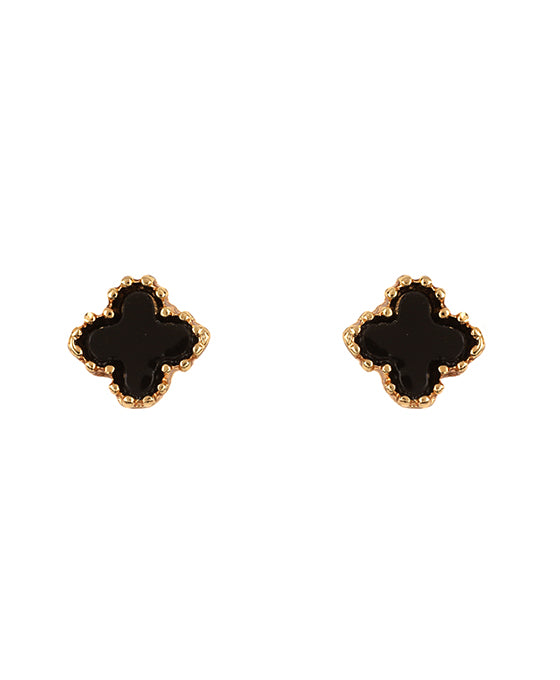 7mm Shell Post Clover Earring