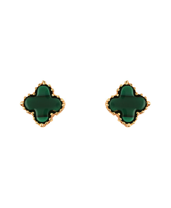 10mm Shell Post Clover Earring