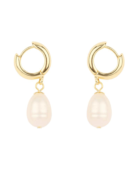 Fresh Water Pearl Huggie Earring