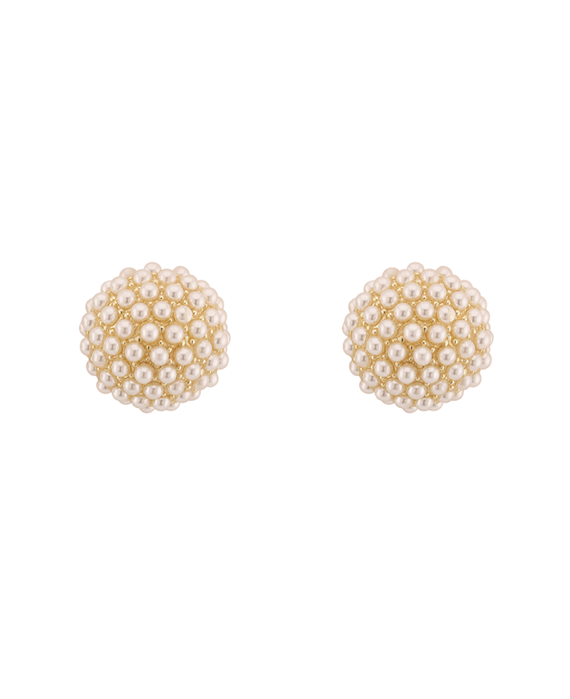 Pearl Caviar Stud Earring