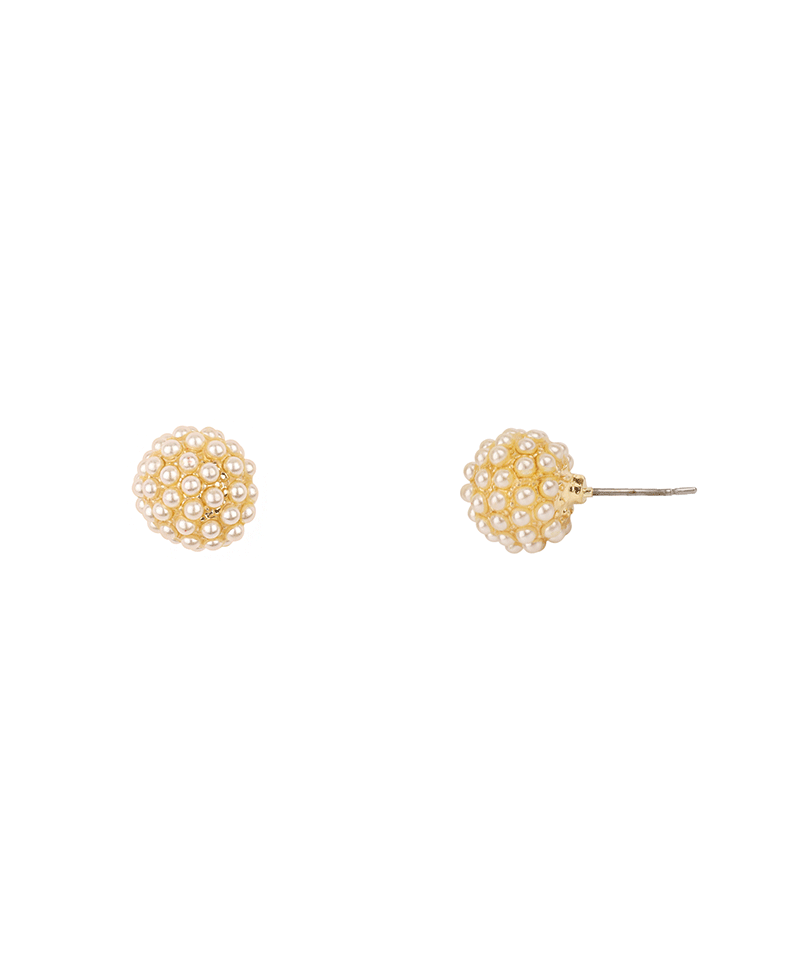 10mm Pearl Caviar Post Earring