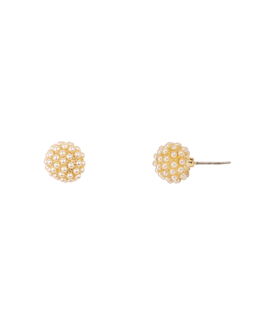 10mm Pearl Caviar Post Earring