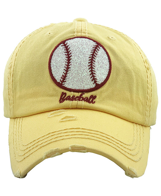 GILTTER BASEBALL Washed Vintage Ball Cap