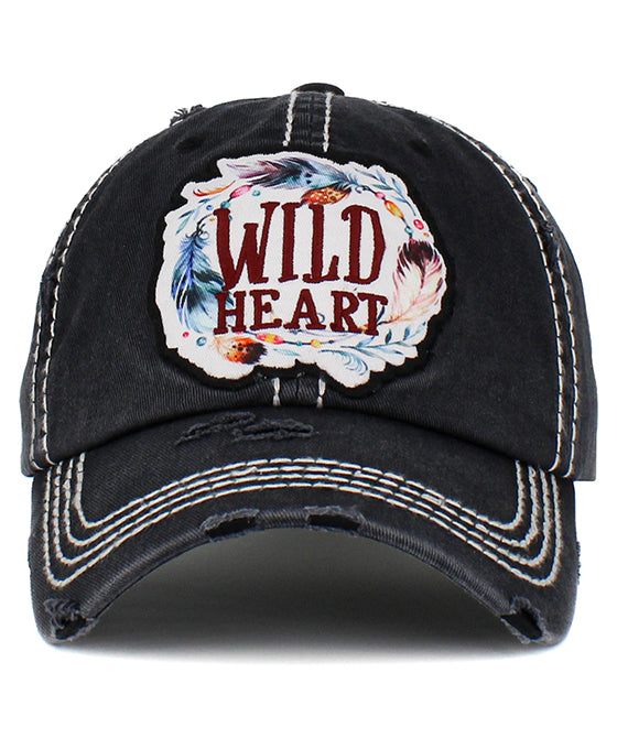 Wild Heart Washed Vintage Ballcap