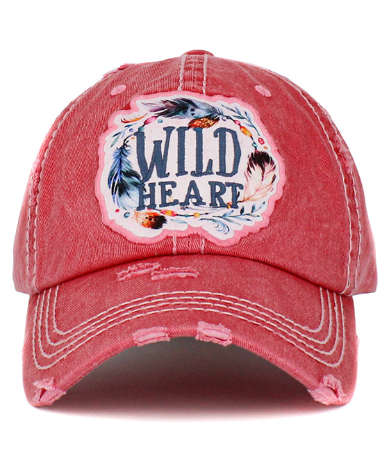 Wild Heart Washed Vintage Ballcap