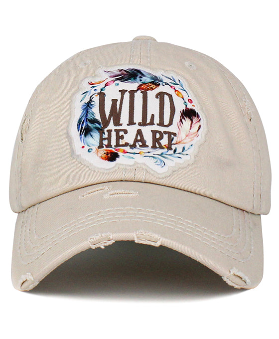 Wild Heart Washed Vintage Ballcap