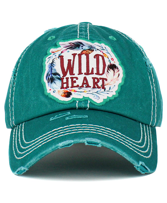 Wild Heart Washed Vintage Ballcap