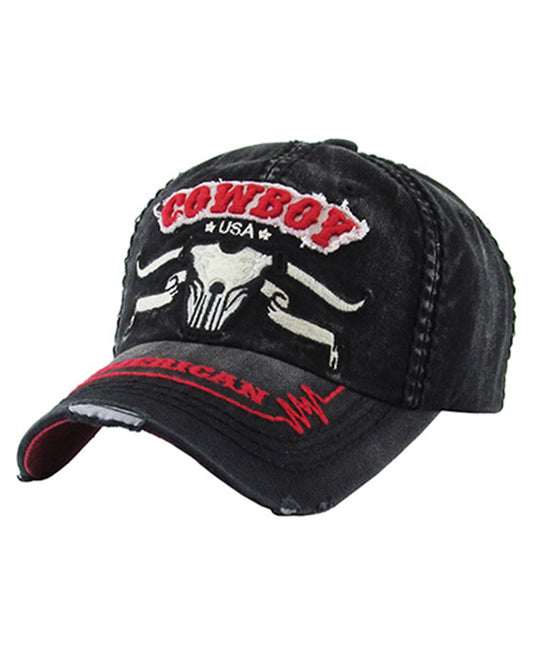 Cowboy Vintage Ball Cap