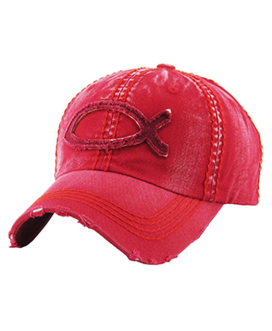 ICHTHYS Vintage Ball Cap