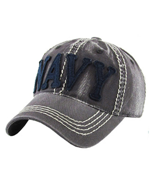 NAVY Vintage Ball Cap