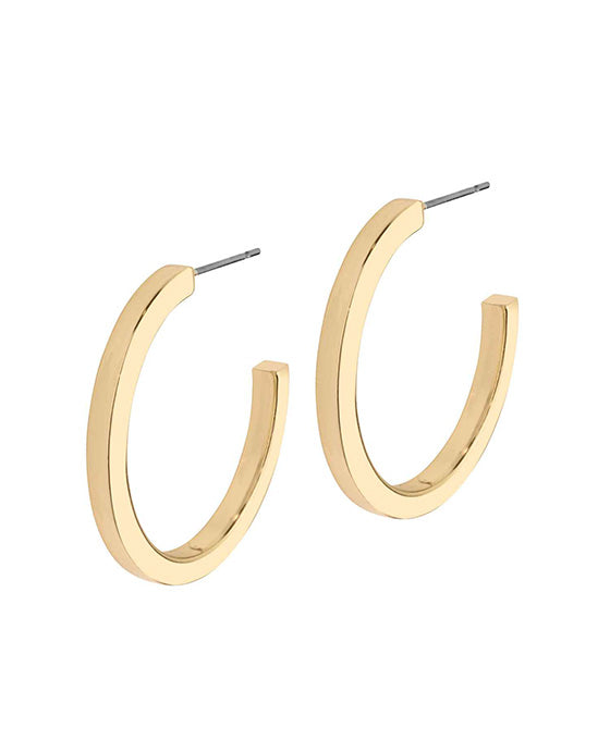 30mm Metal Square Hoop Earring