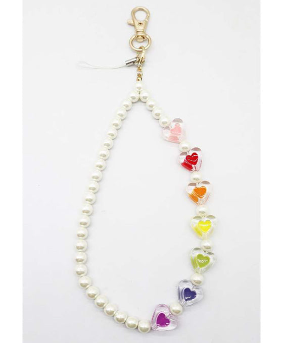 Colorful Heart Key Chain