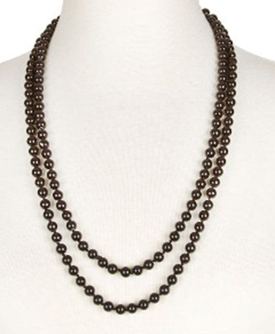 8 mm / 60 Inches Knotted Pearl Necklace