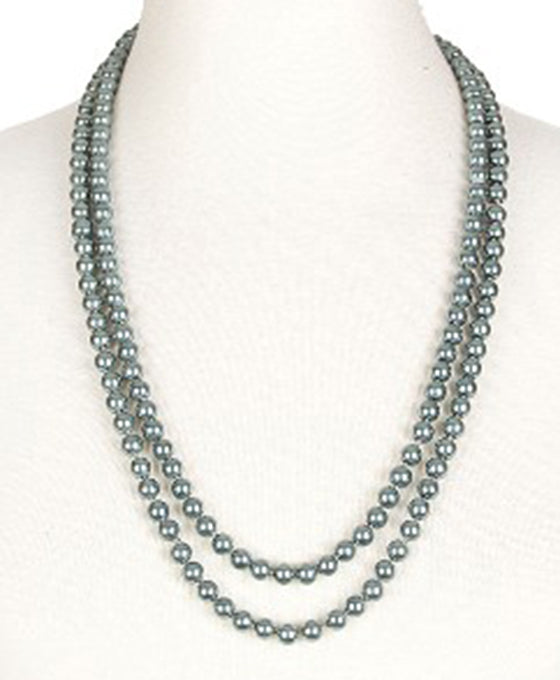 8 mm / 60 Inches Knotted Pearl Necklace