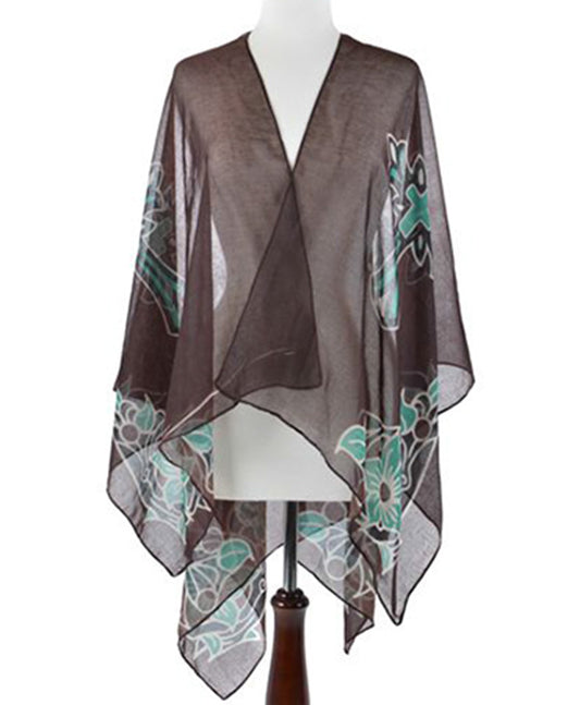 Western Cross Poncho Scarf