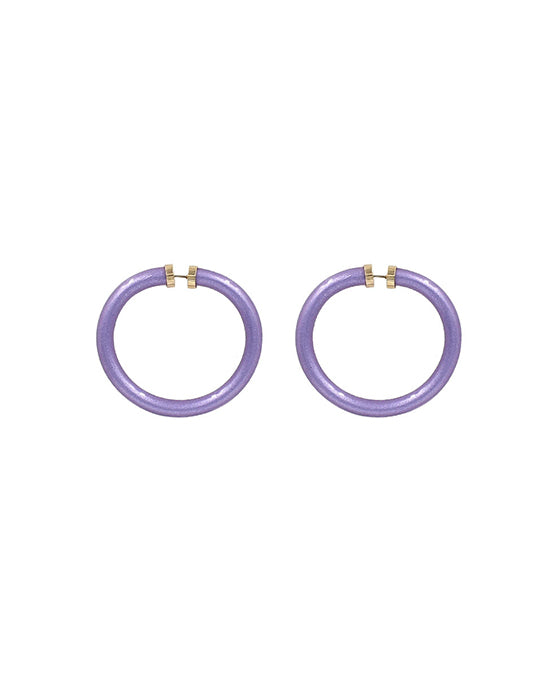 1.9 Inches Tube Jelly Hoop Earring