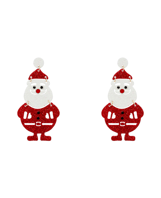 Santa Claus Earring - 2.4"