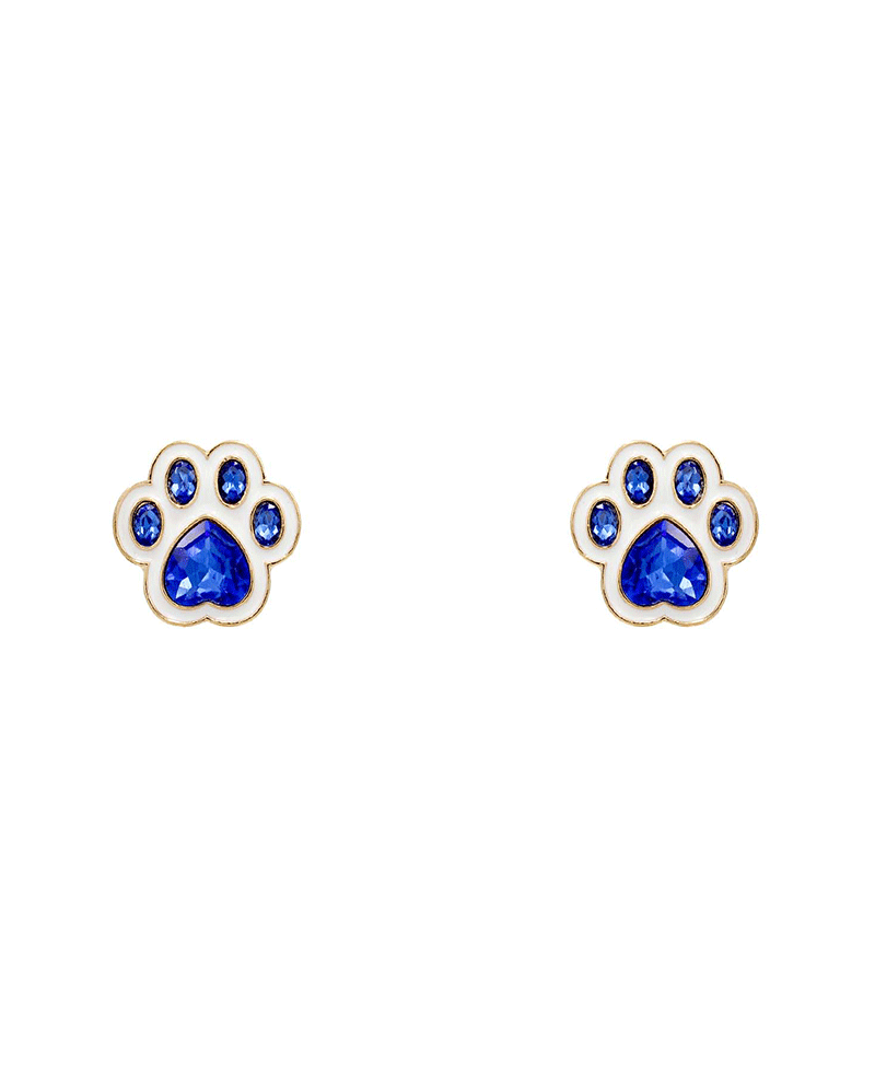 Paw Mark Earring - 0.9"