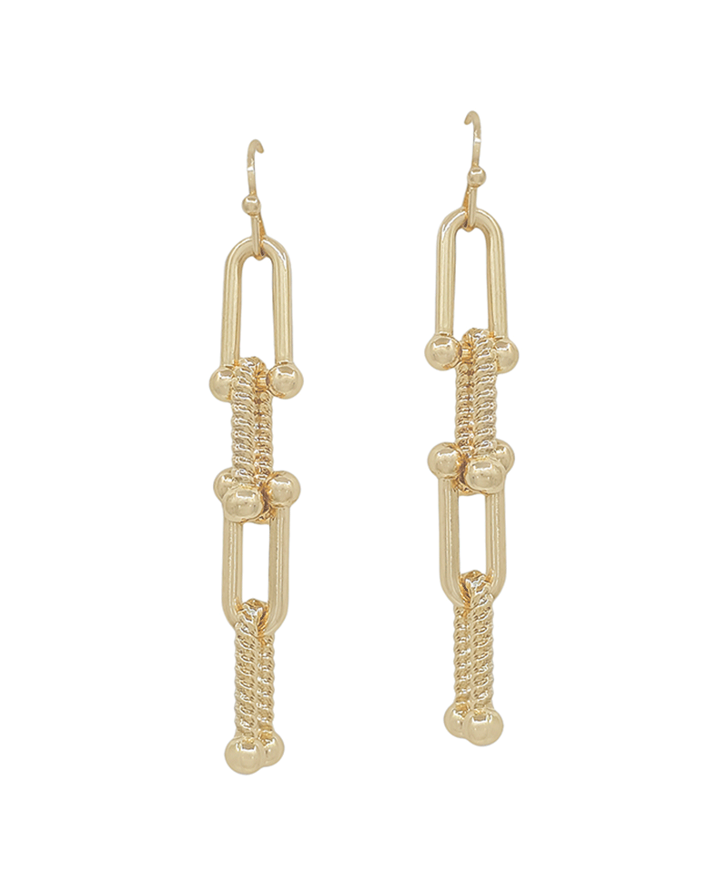 Metal Chain Linear Earring