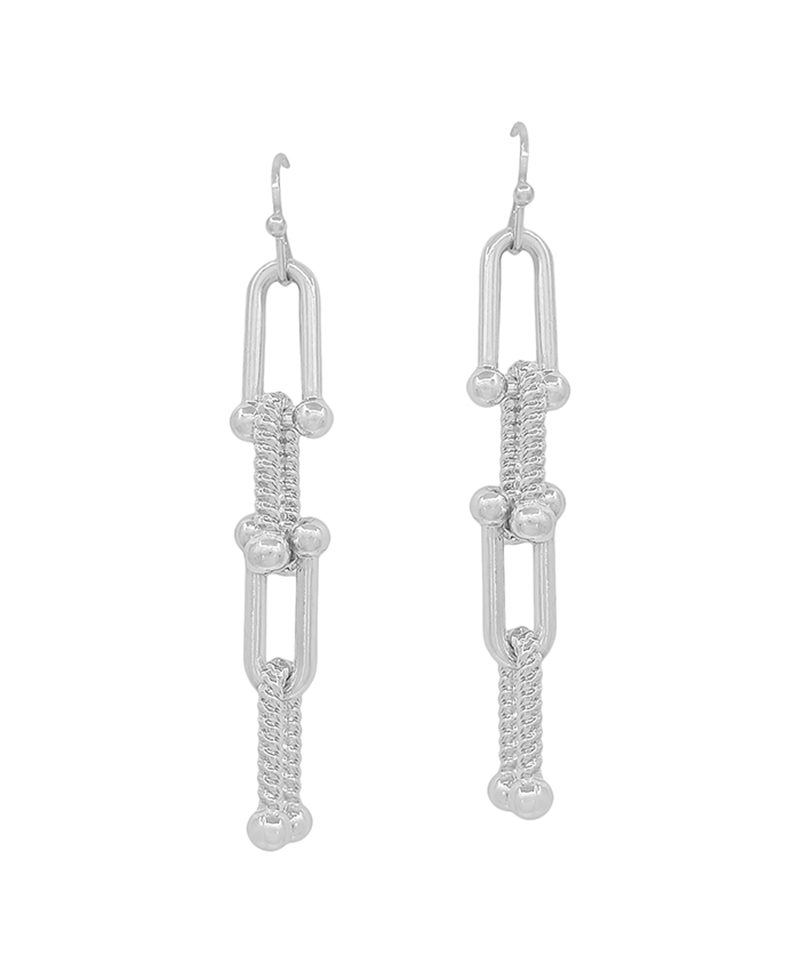 Metal Chain Linear Earring