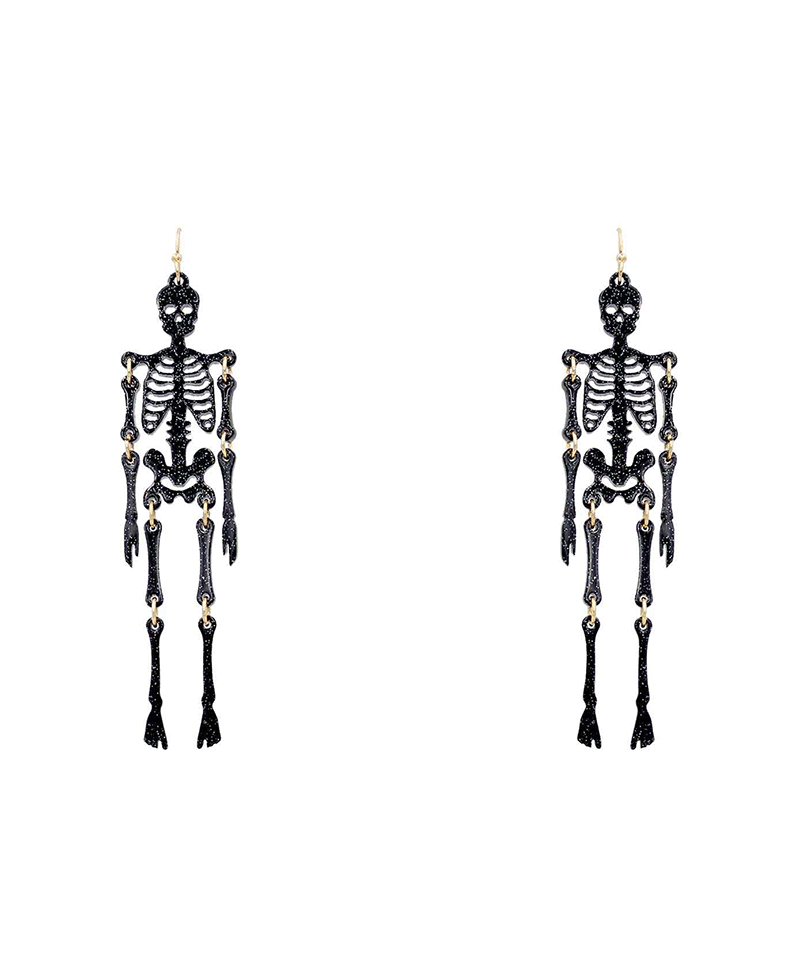 Halloween Skeleton Acrylic Earring