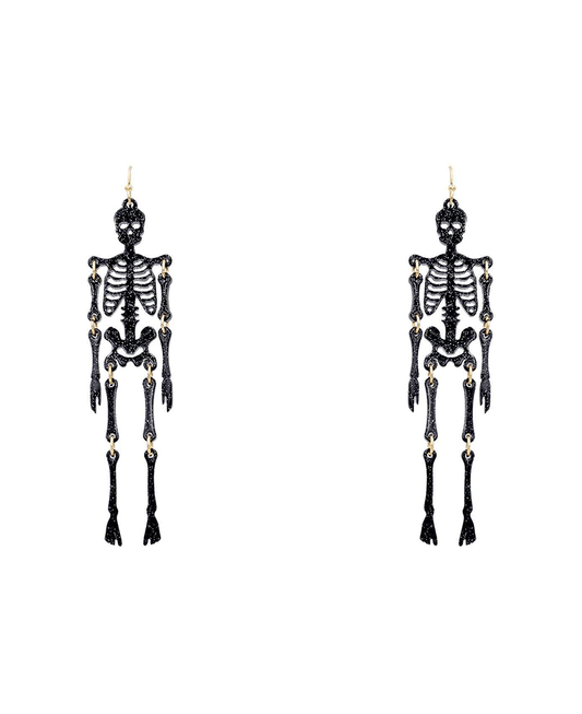 Halloween Skeleton Acrylic Earring