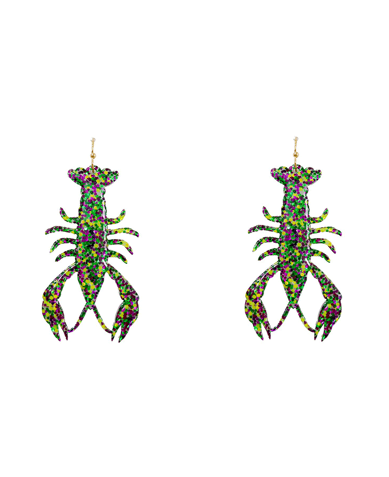 Claw Fish Earring - 2.5"