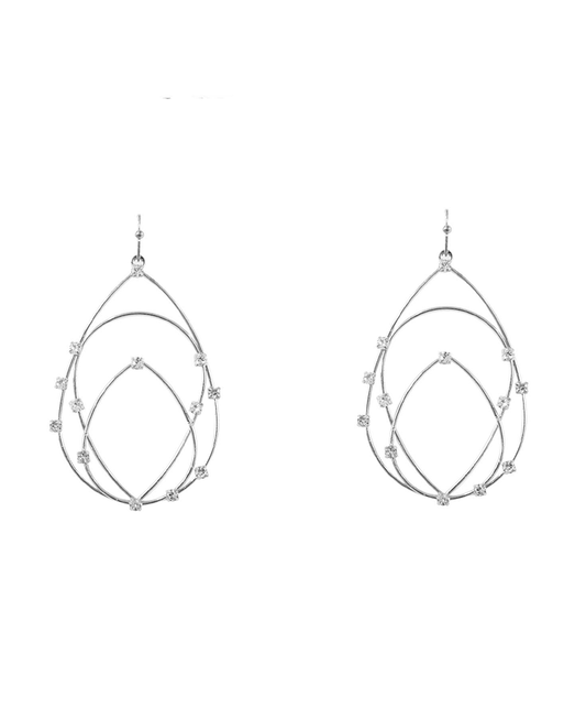 3 Tier Teardrop Earring - 2.5"