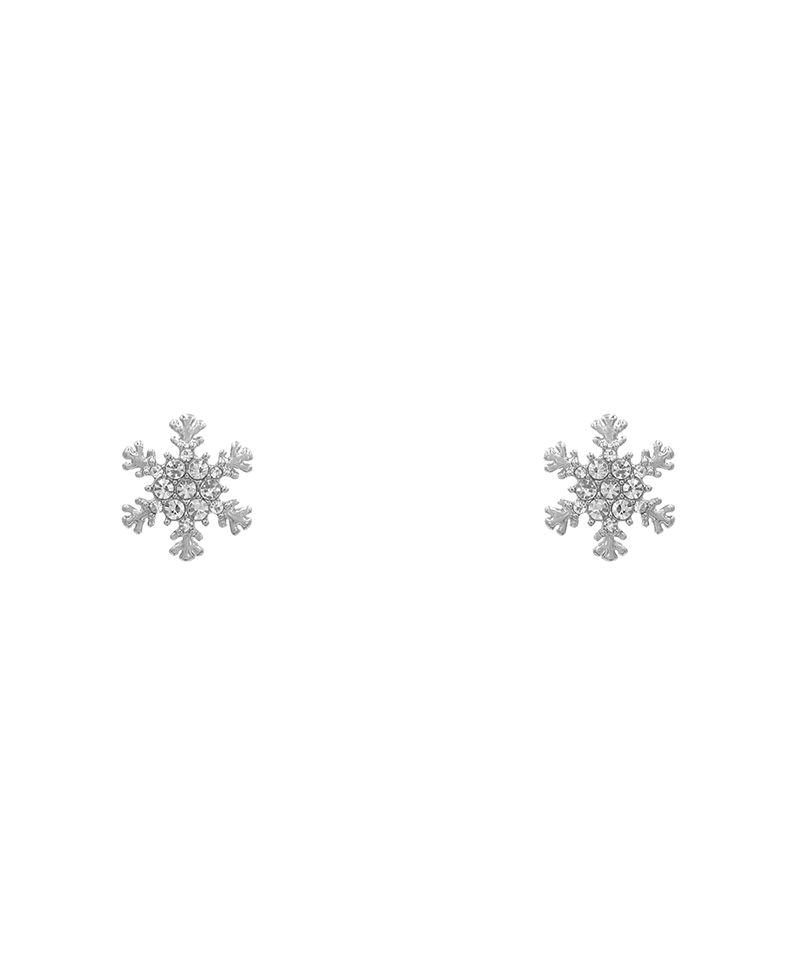 Snowflake Stud Earring - 0.7"