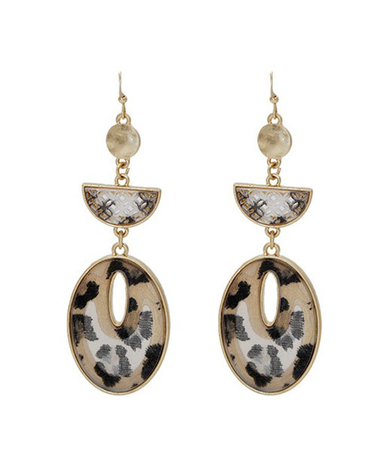 Acetate Dangle Earring