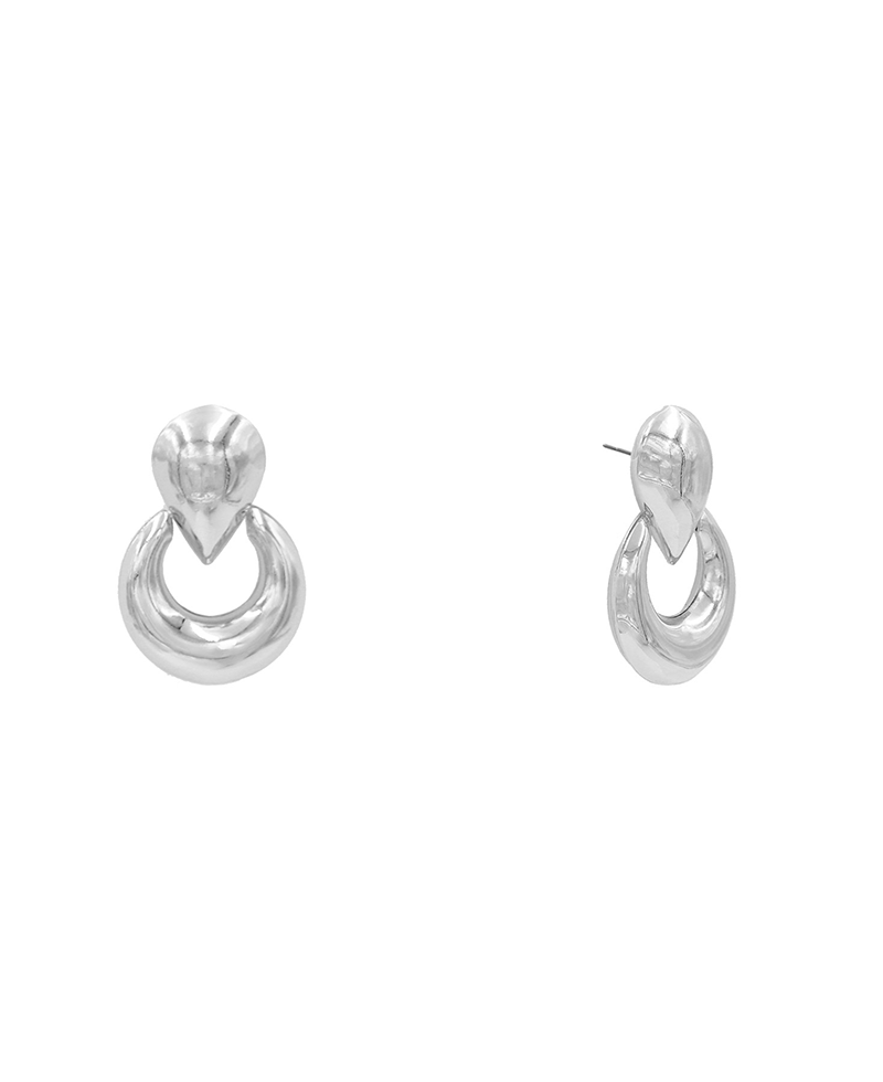 Door Knocker Shape Earring - 1.5"