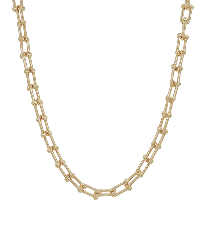 15mm Metal Chain Short Necklace