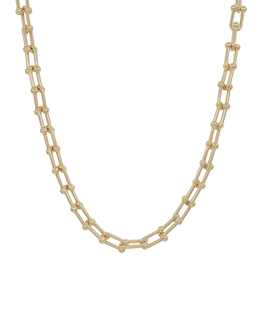 15mm Metal Chain Short Necklace