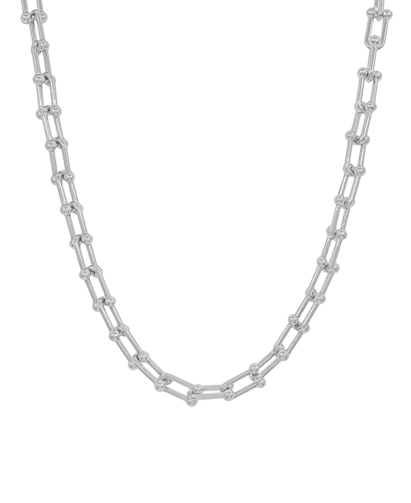 15mm Metal Chain Short Necklace