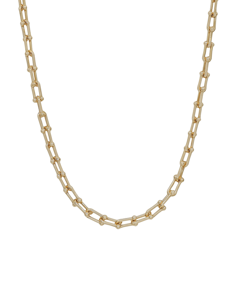 12mm Metal Chain Short Necklace