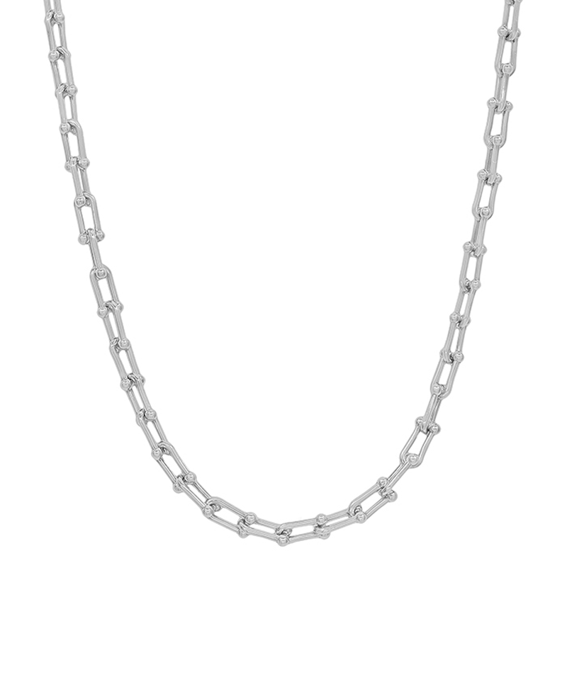 12mm Metal Chain Short Necklace