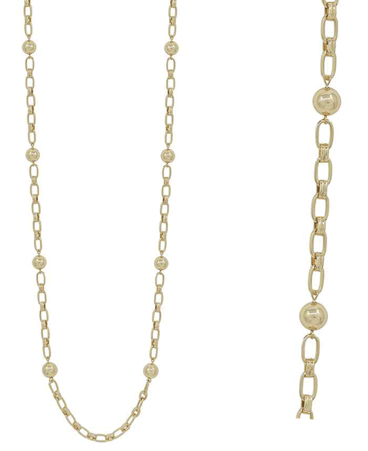 Linked Chain w/ 10mm CCB Necklace