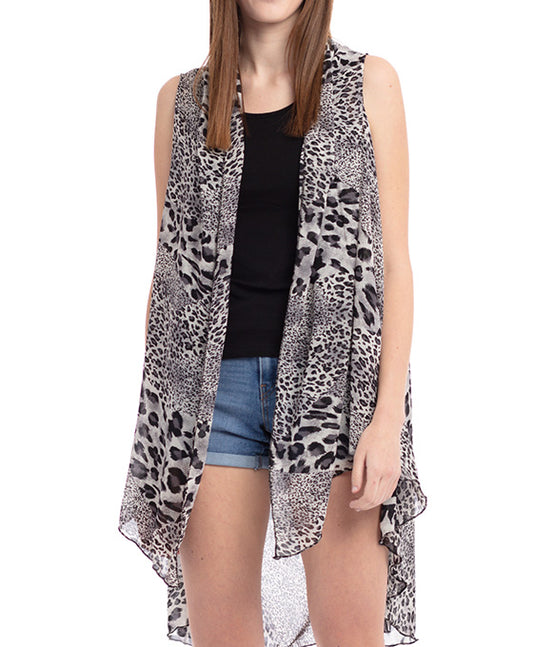 Animal Print Vest