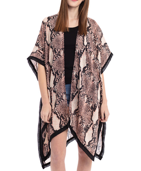 Snake Print Kimono