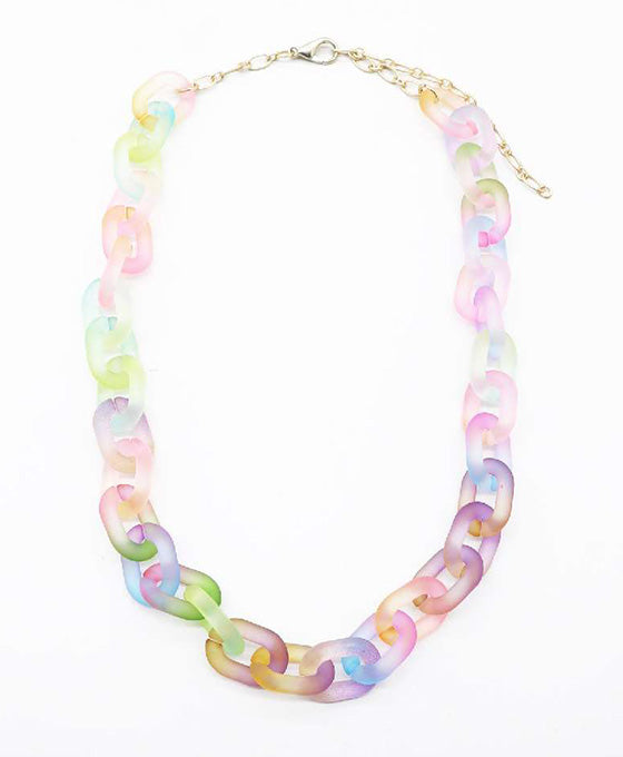 Acetate Linked Necklace