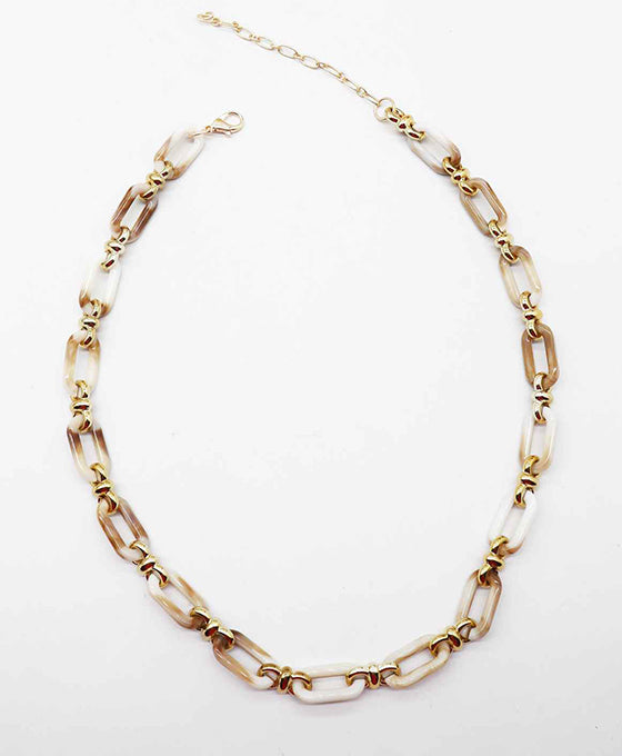 Acetate Linked Necklace