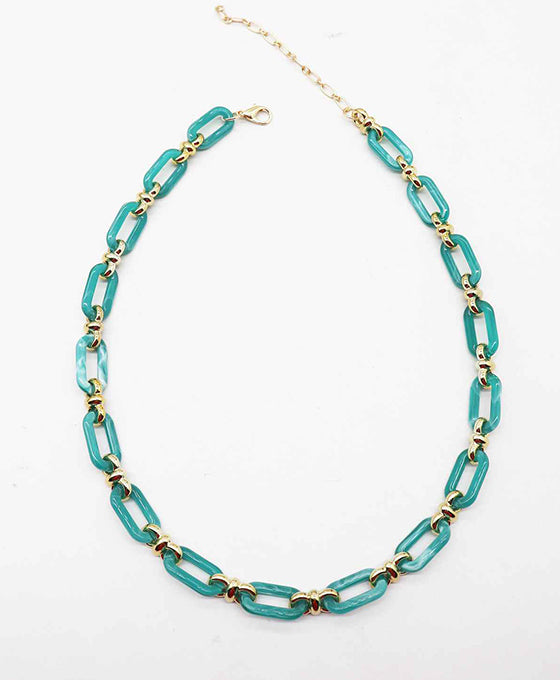 Acetate Linked Necklace